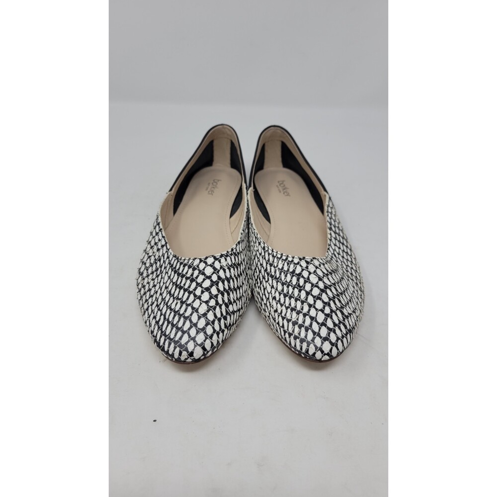 Botkier Women's Britt Mixed Media Flats Leather